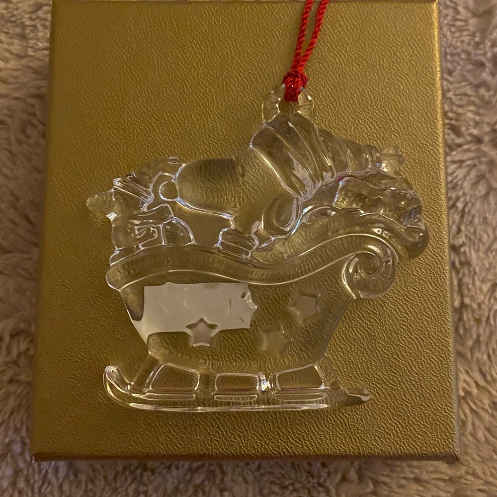 50th Anniversary Waterford Crystal Ornament - Peanuts Collection